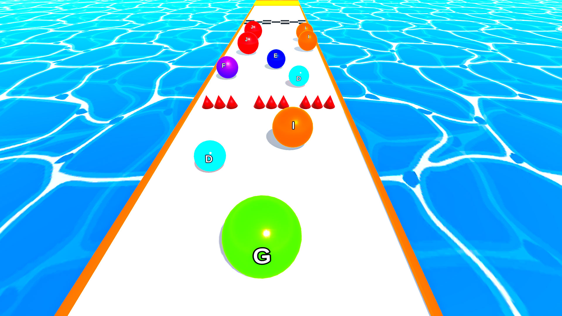 AZ Run 2048: ABC Alphabet Ball Rush Merge Master Runner Game - App